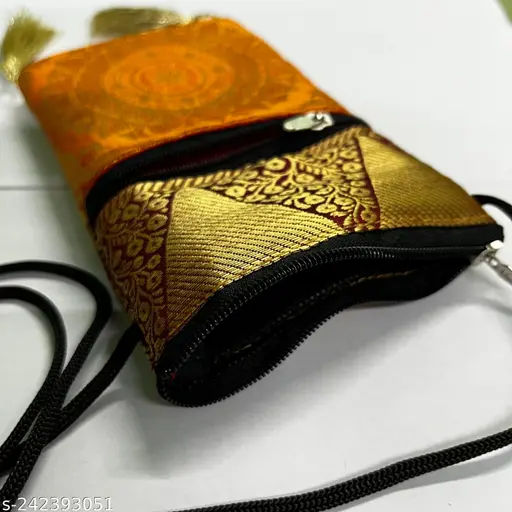 Handmade Mobile and Coin Bag for Everyday Elegance